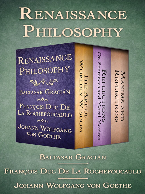 Title details for Renaissance Philosophy by Baltasar Gracián - Available